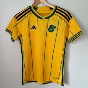 NWT Women's adidas Gold Jamaica National Team 2023 Home Replica - Jersey